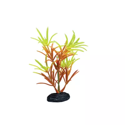 Product GloFish® Artificial Orange & Yellow Leaf Plant