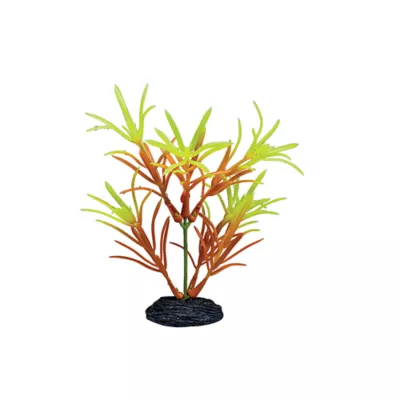 Product GloFish® Artificial Orange & Yellow Leaf Plant