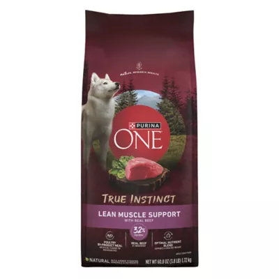 Product Purina ONE True Instinct Lean Muscle Support Real Beef Natural Adult Dry Dog Food 3.8 lbs