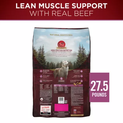 Product Purina ONE True Instinct Lean Muscle Support Real Beef Natural Adult Dry Dog Food 27.5 lb