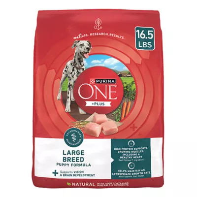 Product Purina ONE Plus Natural Real Chicken Large Breed Puppy Dry Dog Food 16.5 lbs