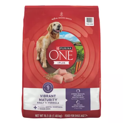 Product Purina ONE Plus Vibrant Maturity Adult 7+ Senior Dry Dog Food 16.5 lb