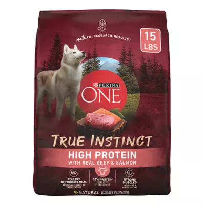 Product Purina ONE True Instinct High Protein Real Beef & Salmon Adult Dry Dog Food 15 lb