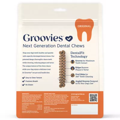 Product Groovies Next Generation Dental Chews - Medium