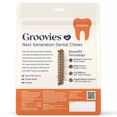 Product Groovies Next Generation Dental Chews - Large