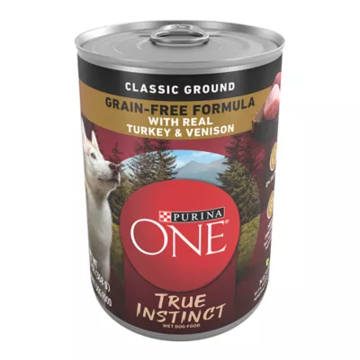 Product Purina ONE True Instinct Natural Classic Ground Grain-Free Real Turkey & Venison Adult Wet Dog Food