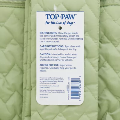 Product Top Paw® Packable Sling Pet Carrier