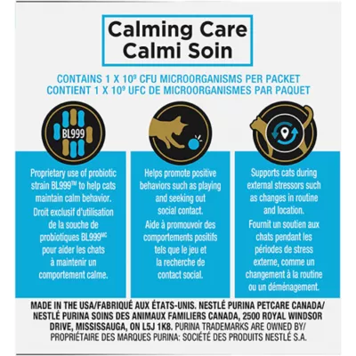 Product Purina Pro Plan Veterinary Supplements Calming Care Powdered Cat Calming Probiotic, 30 g