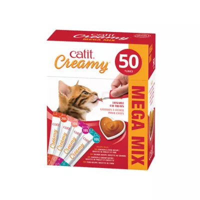 Product Catit Creamy Assorted Cat Treats, 50 Pk