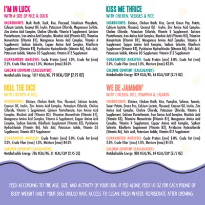 Product Weruva BFF Adult Dog Food - Fun Size Sampler! Wet Dog Food Variety Pack, 8ct