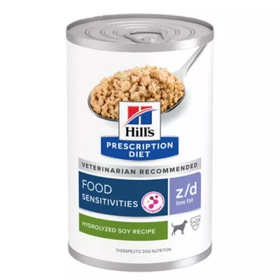 Product Hill's Prescription Diet z/d Skin/Food Sensitivities Low Fat All Life Stages Wet Dog Food - 13 oz