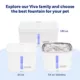 Product PetSafe® Viva Pet Water Fountain - 1.8L/64 oz - Filters Included