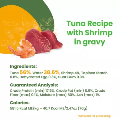 Product Almo Nature Wet Cat Food - HQS Mousse Tuna Recipe with Shrimp