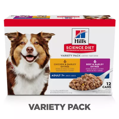 Product Hill's Science Diet 7+ Senior Wet Dog Food - Chicken & Beef, Variety Pack 12 ct