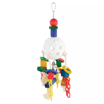Product All Living Things® Wiffle Ball and Chains Bird Toy