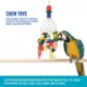 Product All Living Things® Wiffle Ball and Chains Bird Toy