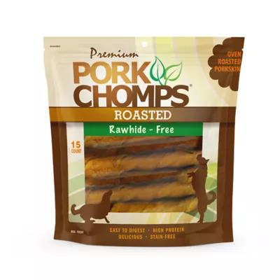 Product Pork Chomps 6" Roasted Twists 15 CT 1 LB