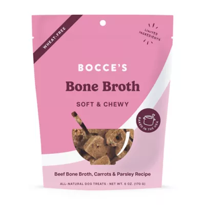 Product Bocce's Bakery Bone Broth Soft and Chewy 6 OZ