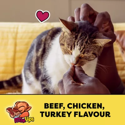 Product Temptations Mix-Ups Adult Cat Treats - Chicken, Beef, Turkey