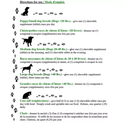 Product Mojo Pet Supplements Hemp Sativa Chewable Tablets for Dogs & Cats - Chicken