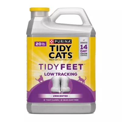 Product Tidy Cats Tidy Feet Multi-Cat Clumping Cat Litter - Low Tracking, Unscented