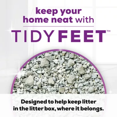 Product Tidy Cats Tidy Feet Multi-Cat Clumping Cat Litter - Low Tracking, Unscented