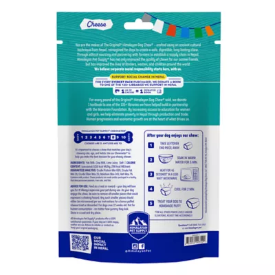 Product Himalayan Chews Everest Pack Dog Yak Chew Yak Cheese 5 Count 16 OZ