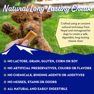 Product Himalayan Chews Everest Pack Dog Yak Chew Yak Cheese 5 Count 16 OZ