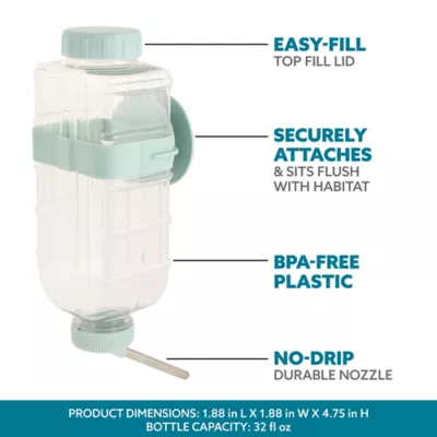 Product Full Cheeks™ Rectangle Top Fill Water Bottle