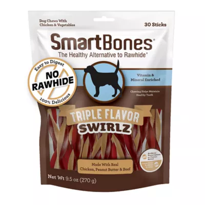 Product SmartBones Triple Flavor Swirlz 30 CT 10.2 OZ