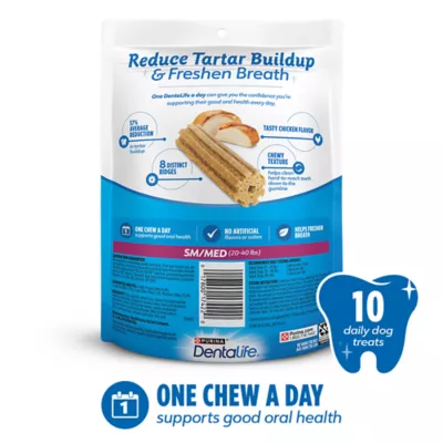 Product Purina DentaLife Daily Oral Care Small/Medium Breed Dental Treats 10 Count 7 OZ