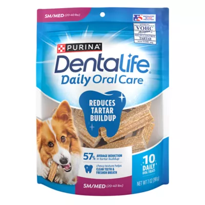 Product Purina DentaLife Daily Oral Care Small/Medium Breed Dental Treats 10 Count 7 OZ