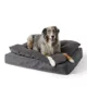 Product Top Paw® Charcoal Orthopedic Pillow Top Dog Bed