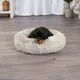 Product FurHaven Tan Calming Cuddler Donut Pet Bed - Driftwood 23"