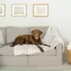 Product FurHaven Calming Long Faux Fur & Velvet Waterproof Dog Blanket - Mist Gray