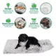 Product FurHaven Calming Long Faux Fur & Velvet Waterproof Dog Blanket - Mist Gray