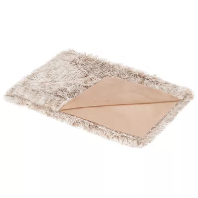 Product FurHaven Calming Long Faux Fur & Velvet Waterproof Dog Blanket - Driftwood
