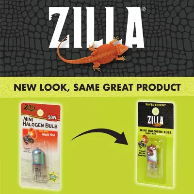 Product Zilla® Light & Heat Mini Halogen Bulbs Night Red 50 Watts