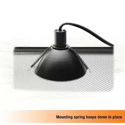 Product Zilla® Light & Heat Halogen Mini Dome For Reptile Terrariums