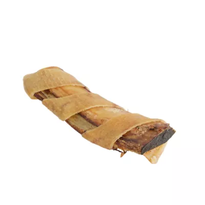 Product Dentley's Nature's Chews Pork Wrapped Beef Rib Dog Chew 7 Inch 1.5 OZ