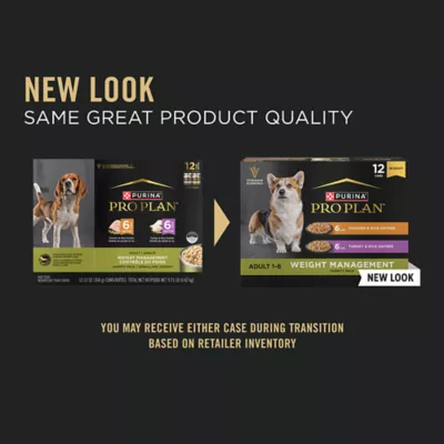Product Purina Pro Plan Weight Management Variety Pack Adult Dog Wet Food - Chicken & Turkey, 13 oz, 12 Ct