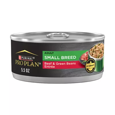 Product Purina Pro Plan Small Breed Adult Dog Wet Food - Beef & Green Beans Entree in Gravy, 5.5 oz