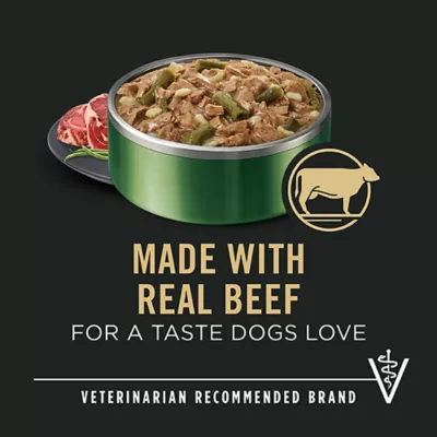 Product Purina Pro Plan Small Breed Adult Dog Wet Food - Beef & Green Beans Entree in Gravy, 5.5 oz