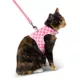 Product Whisker City® Pink Checkered Cat Harness and Leash Combo Set