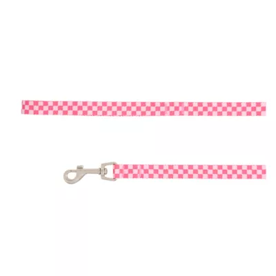 Product Whisker City® Pink Checkered Cat Harness and Leash Combo Set