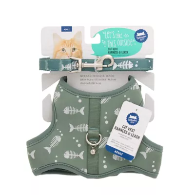 Product Whisker City Fish Foil Kitten Harness and Leash Combo Set