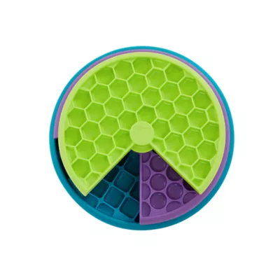 Product Nina Ottosson by Outward Hound Lickin' Layers Puzzle Game & Slow Feeder Dog Bowl