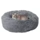 Product FurHaven Calming Cuddler Donut Pet Bed - Gray 23"