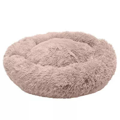 Product FurHaven Calming Cuddler Donut Pet Bed - Taupe 36"