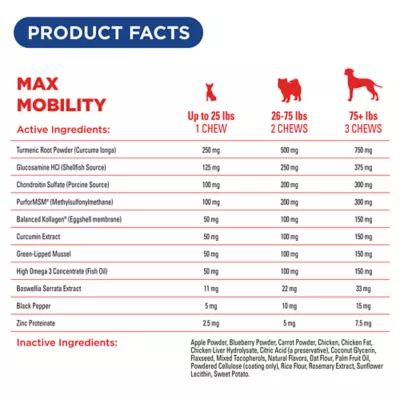 Product Hyland's Max Mobility Chews for Dogs 90 Ct